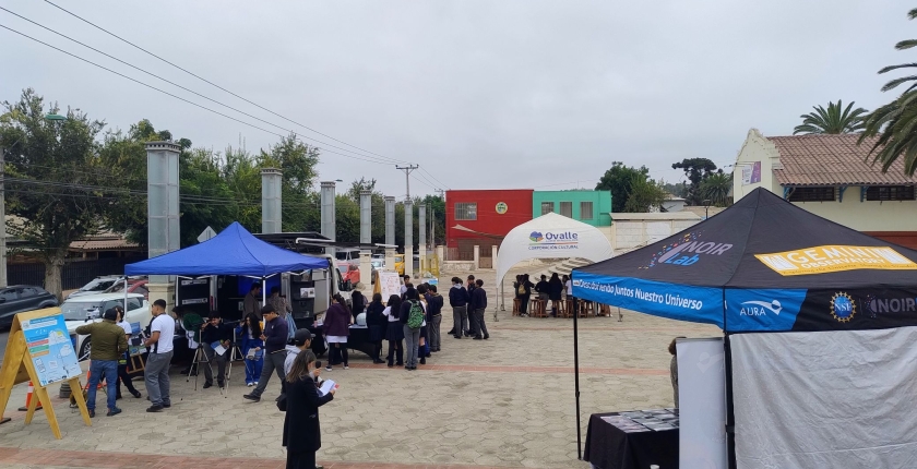 Estudiantes participaron de diversas actividades por el Mes de la Astronomía